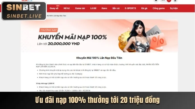 Hoàn trả hàng ngày cho slot
